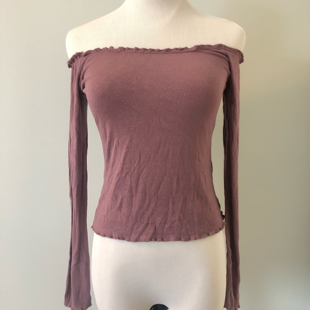 Garage Off-the-Shoulder Top